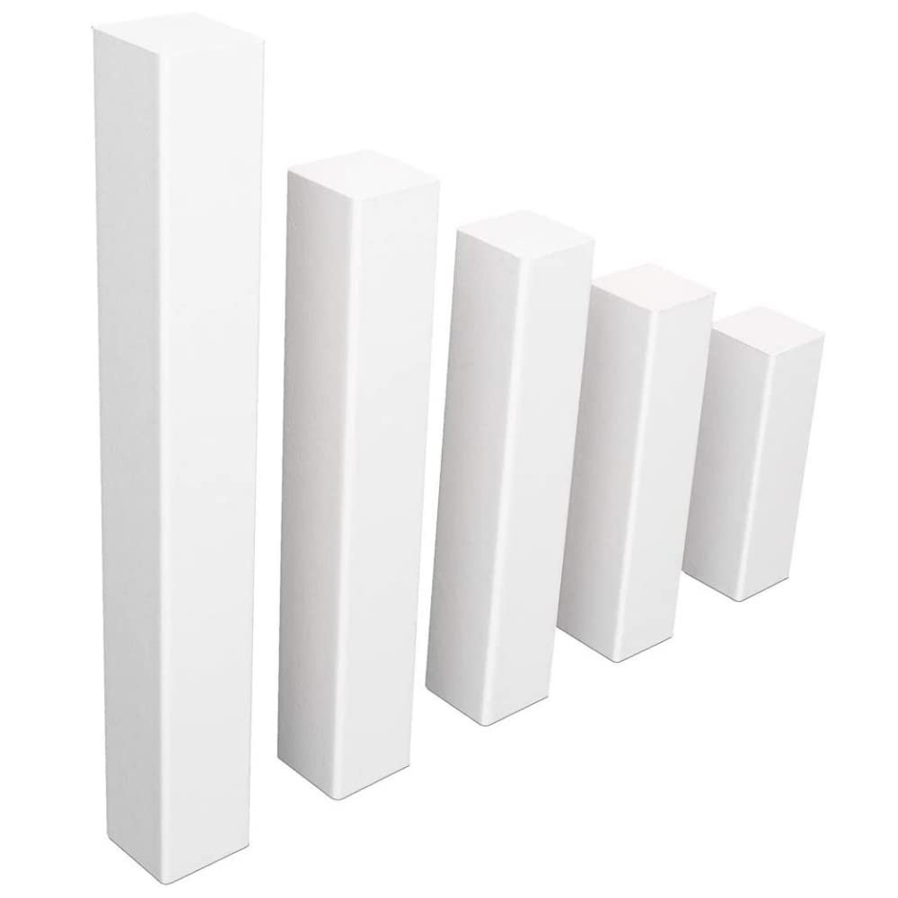 REESE Universal Baseboard Corner Tower MDF White 105 mm