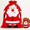 Shatchi SANTA-SACK-100X60-3522-50PK Bulk Pack of 50 Giant Red Santa Gift Sacks view 2