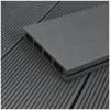 HORI Kuba WPC Decking Complete Set, Hollow-Chamber Profile, Gray, 18 m² view 1