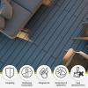 HORI Kuba WPC Decking Complete Set, Hollow-Chamber Profile, Gray, 18 m² view 3