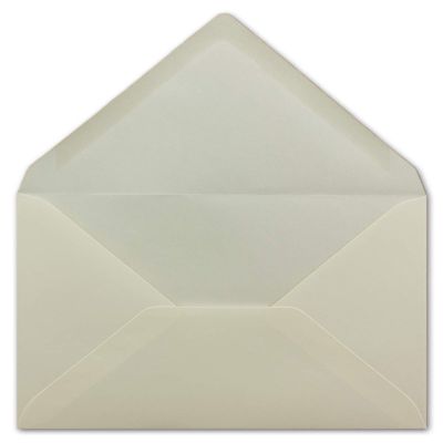 350 DIN C5 Vanilla Envelopes, 16.2 x 22.7 cm, 100 gsm, Gummed Pointed Flap