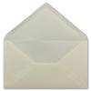 350 DIN C5 Vanilla Envelopes, 16.2 x 22.7 cm, 100 gsm, Gummed Pointed Flap view 1