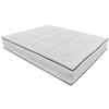 Baldiflex Emporio Latex Mattress for Double Bed, 140 x 190 cm, 20 cm High, 7 Zones, SilverCare Cover view 4
