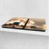 Large Tempered Glass Cutting Board – SINGLE 80 x 52 cm or DOUBLE 2 x 40 x 52 cm, Flower Series DD06A view 2
