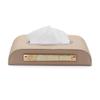 PeroFors Microfiber Luminous Car Temporary Parking Card Tissue Box Holder - Black view 2