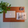 Eglooh Clio Deluxe Leather Desk Mat, Dark Brown, 90 x 60 cm view 4