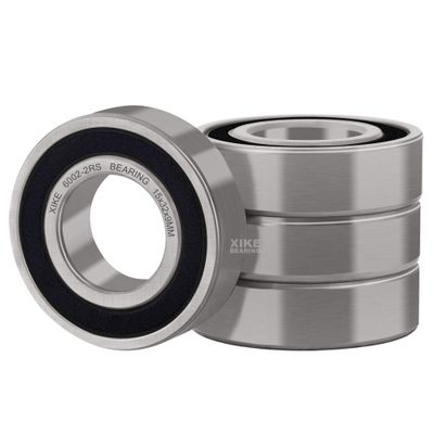 XiKe 6002-2RS Deep Groove Ball Bearings, 15 x 32 x 9 mm, 4-Pack
