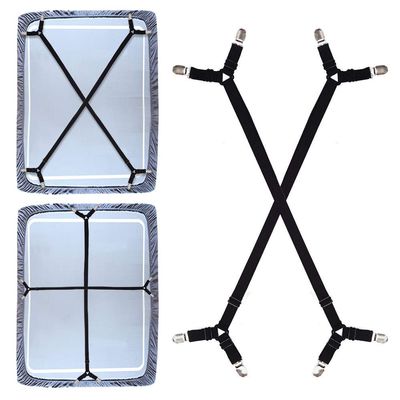 GOODTIMES Premium Bed Sheet Holders, 2-Pack, Adjustable Elastic Corner Straps