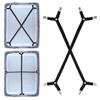 GOODTIMES Premium Bed Sheet Holders, 2-Pack, Adjustable Elastic Corner Straps view 1