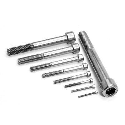 25 M2.5 x 6 mm Socket Head Cap Screws, DIN 912, A2 Stainless Steel