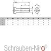 25 M2.5 x 6 mm Socket Head Cap Screws, DIN 912, A2 Stainless Steel view 4