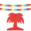 PARTY DISCOUNT Paper Palm Garland, 4m, Colorful view 1