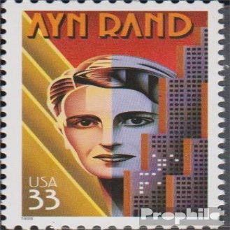 Prophila Collection USA 3115 Complete Issue, MNH, 1999 Ayn Rand
