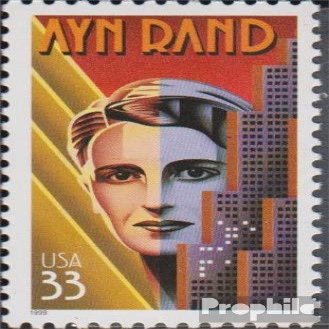 Prophila Collection USA 3115 Complete Issue, MNH, 1999 Ayn Rand