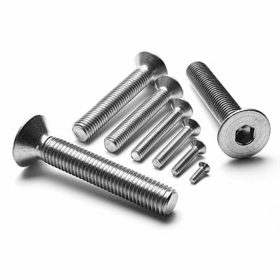 200 M4 x 50 Countersunk Socket Head Screws, A2/V2A Stainless Steel, DIN 7991