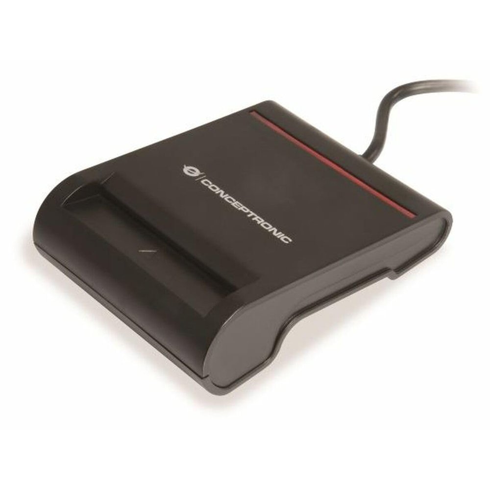 Conceptronic SCR01B Smart-ID Card Reader, USB 2.0, Black