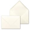 700 C6 Envelopes with Wavy-Cut Edges, Natural White, 114 x 162 mm view 1