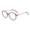 JRP Reading Glasses, Ultra-Light Round Frame, Blue-Light and UV Protection, Red, +4.0 view 1