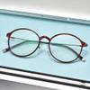 JRP Reading Glasses, Ultra-Light Round Frame, Blue-Light and UV Protection, Red, +4.0 view 3