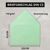 Mint Green DIN C5 Envelopes, 700 Pack, Gummed, No Window view 3