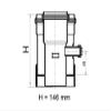 Boiler Connector DN 60/100 PP/AL for Vaillant Condensing Flue Systems view 2