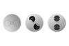 BACHMANN TWIST 2x grounded outlets, ferrules, grounded mounting plug, chrome, 2 m view 3