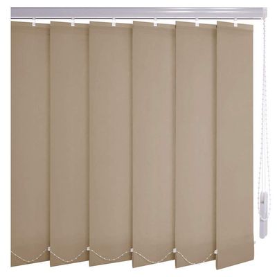 Sun protection-HH Made-to-Measure Vertical Blind, Beige, Light-Transmitting, 455 x 200 cm