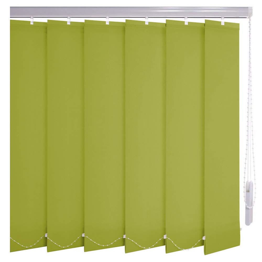 Sonnenschutz-HH Custom-Made Vertical Blind, Lime Apple Green, 430 x 290 cm