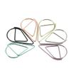 TuToy 50-Piece Metal Drop-Shaped Paper Marking Clips for Office, School, Crafts, and DIY view 2