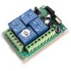 UHPPOTE Wireless 12V DC 4-Channel Remote Control Receiver with 2 Transmitters, 433 MHz view 2