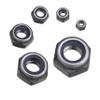 200 Self-Locking Nuts M5, Stainless Steel A2 VA V2A, DIN 985 Hex Nuts view 1