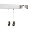 20 m (10 x 2 m) SOFT-RAIL COMFORT (M) Picture Rail Set, Silver view 1
