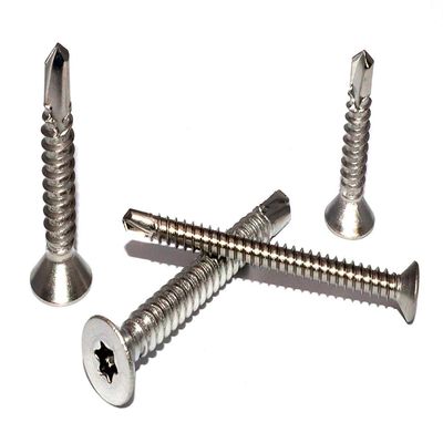 A2 Stainless Steel Self-Drilling Screws, Torx Countersunk, 5.5 x 32 mm, 10-Pack