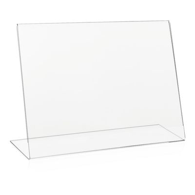 5x VITAdisplays L-Holder DIN A4 Landscape, Genuine PLEXIGLAS