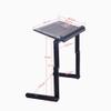 MU Sit-Stand Desk PC Workstation, Height-Adjustable Folding Laptop Table, Black view 3