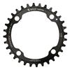 Wolf Tooth 104 BCD Chainring for Shimano 12-Speed, 36T | Black | Lightweight Alloy, Drop-Stop Technology view 1