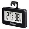 Hama Mini Thermometer/Hygrometer, Black view 1