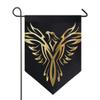 MONTOJ Awesome Gold Phoenix Bird House Sweet Home Garden Flag, Vertical Double-Sided Outdoor Yard Decor, Polyester, 12 x 18.5 in view 1