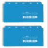 Durable A–Z Index Dividers, Landscape (Blue, 2 x DIN A7) view 1