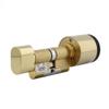 EVVA AirKey Knob Cylinder 56/46K, Polished Brass view 2