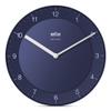 Braun Classic Radio-Controlled Wall Clock, CET/GMT+1, Blue, 20 cm, BC06BL-DCF view 1
