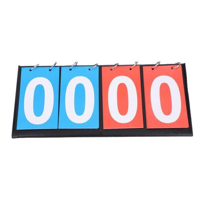 Portable Sports Scoreboard, 2–4-Digit Red and Blue Display