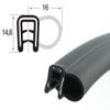 SMI DS25 EPDM Edge Protection Seal with Steel Insert, 1.5–3 mm, Self-Clamping, 100 m view 2