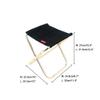 Portable Aluminum Alloy Folding Camping Stool view 3