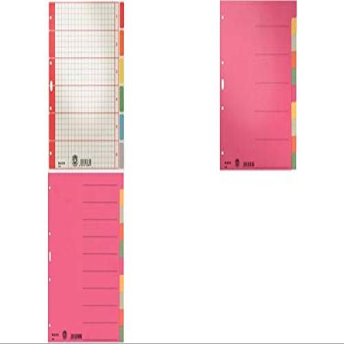 LEITZ Extra-Strong Blank A4 Cardboard Dividers, 6-Part