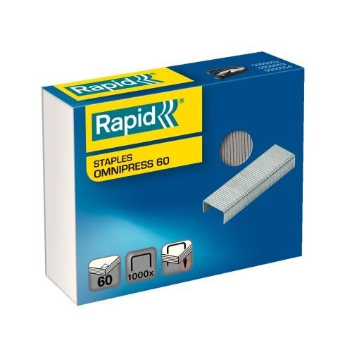 Rapid OMNIPRESS 60 Galvanized Staples, 1,000 Count