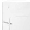 Zeigis DIN A4 Wall-Mounted Acrylic Brochure Holder, 23 mm Deep, Transparent view 3