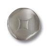 15-Piece Set of Small Shimmering Gray-Brown Plastic Buttons – Approx. 13 mm view 1