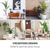 Fox&Fern XXL Planter, Matte White, 50 cm Diameter, with Drainage view 2