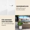 Fox&Fern XXL Planter, Matte White, 50 cm Diameter, with Drainage view 4
